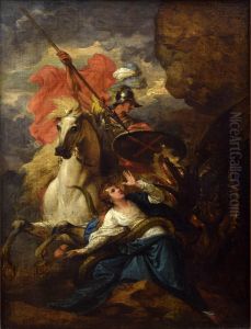 St. George and the Dragon by Benjamin West