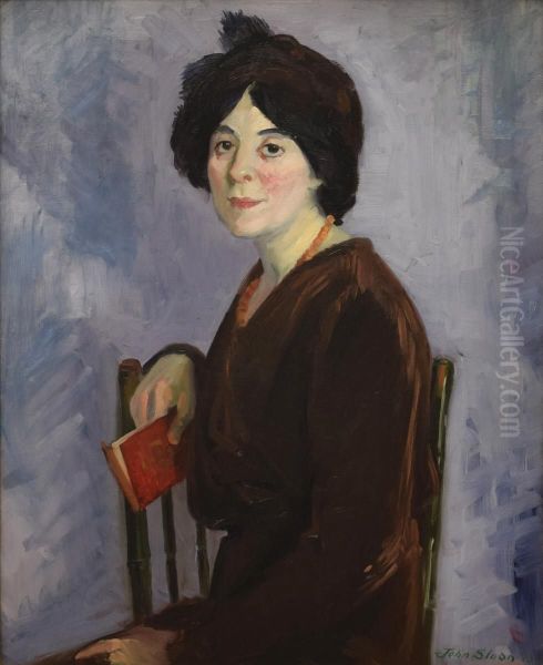 Henrietta with Red Book - view 1
