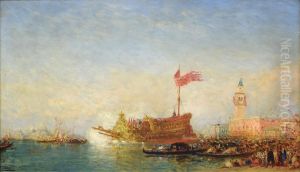 Venice Celebration, The Marriage of the Adriatic and Gulf of Venice by Felix Ziem