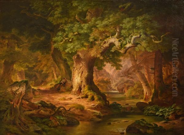 The Mountain Stream - view 1