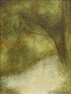 Landscape with Lily Pond by Ben Austrian