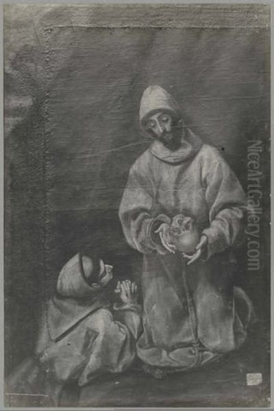 Saint Francis with Brother Leo - view 1