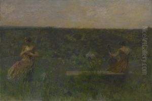 Spring (The Garden) by Thomas Dewing
