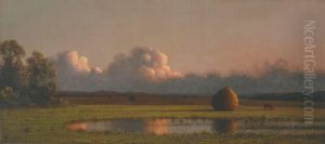 Haystacks by Martin Johnson Heade
