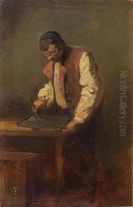 In Der Werkstatt by Wilhelm Busch