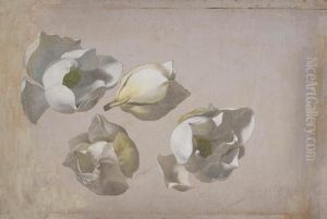 Study of Four Magnolia Blossoms by Martin Johnson Heade