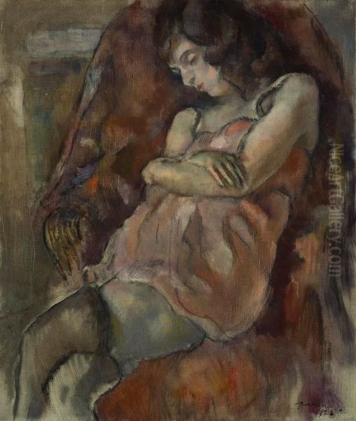 Girl Seated - view 1