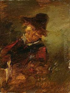 Lachender Junge by Wilhelm Busch