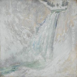 Lower Falls of the Yellowstone by John Henry Twachtman