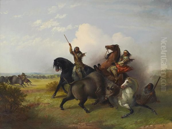 The Buffalo Hunt - view 1