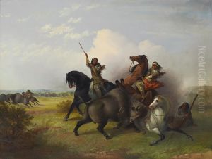 The Buffalo Hunt by John Mix Stanley