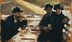 Udflugt pa Seinen by Peder Severin Kroyer