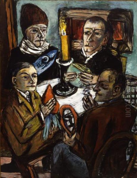 Les artistes mit Gemuse (Artists with Vegetable) - view 1