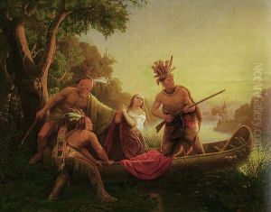 The Abduction of Daniel Boone's Daughter by the Indians by Karl Ferdinand Wimar