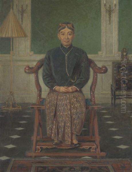 Portret van Pangeran Ario Soejono, minister zonder portefeuille in oorlogskabinet te Londen - view 1