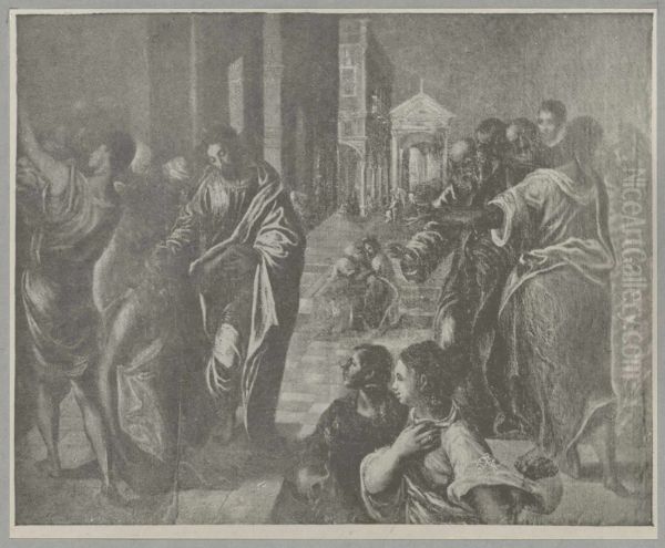 Christ Healing the Blind - view 1