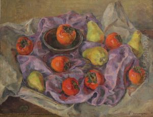 Still life with persimmon Still life with persimmon