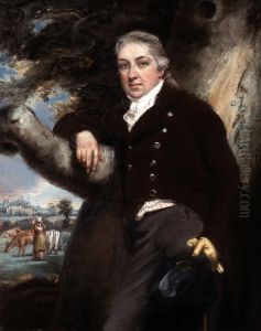 Edward Jenner on a tree by John Raphael Smith