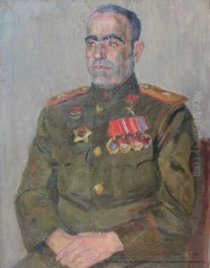 The portrait of major general Andranik Ghazaryan