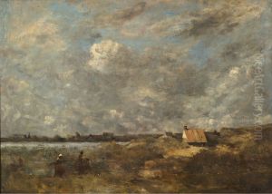 Temps orageux. Pas-de-Calais by Jean-Baptiste Camille Corot