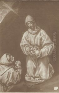 St Francis and Brother Leo Meditating on Death St Francis and Brother Leo Meditating on Death
