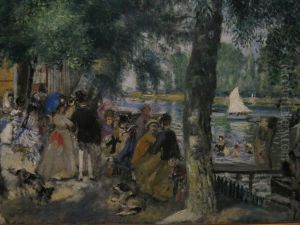 Bathing on the Siene by Pierre Auguste Renoir