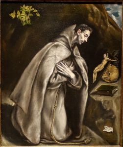 Saint Francis Kneeling in Meditation Saint Francis Kneeling in Meditation