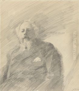 Holger Drachmann by Christian Krohg