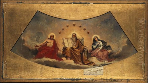 Le Pere eternel, le Christ et la Vierge - view 1