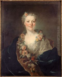 Portrait de Mme Doyen, nee de la Planche, belle-soeur du peintre Doyen Portrait de Mme Doyen, nee de la Planche, belle-soeur du peintre Doyen