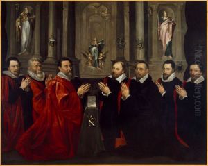 Le prevot des marchands et le bureau de la Ville de Paris, en 1611 by Georges Lallemand (see Lallemant)