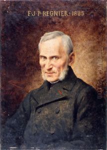 Portrait de Francois-Joseph-Philocles Regnier (1807-1885), societaire de la Comedie-Francaise
