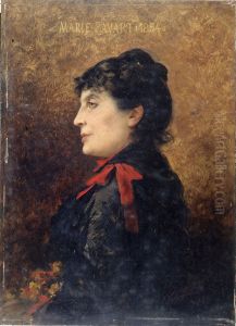 Portrait de Marie Favart (1833-1908), societaire de la Comedie-Francaise