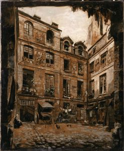 La Cour de l'hotel dit Colbert, rue de l'Hotel Colbert