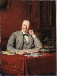 Portrait d'Olympe Heriot (1833-1899), homme d'affaires