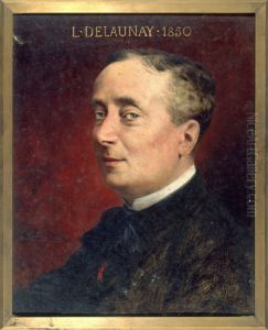 Portrait de Louis Delaunay pere (1826-1903), societaire de la Comedie Francaise