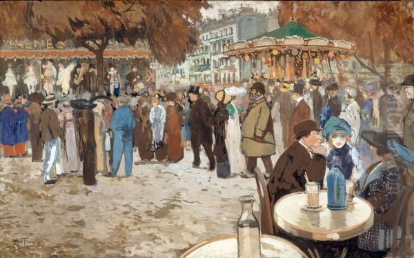 Fete foraine, boulevard de Clichy - view 1
