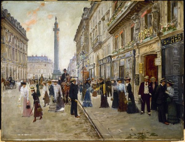 Sortie des ouvrieres de la maison Paquin - view 1