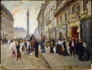 Sortie des ouvrieres de la maison Paquin