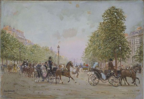 La promenade aux Champs-Elysees - view 1