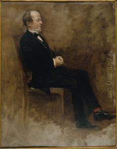 Portrait de John Lemoine (1815-1892), publiciste, redacteur en chef du "Journal des debats"