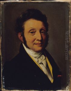 Portrait dit du colonel Gustave Pourlin by Louis-Leopold Boilly
