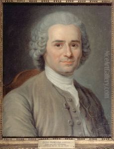 Portrait de Jean-Jacques Rousseau (1712-1778), ecrivain et philosophe