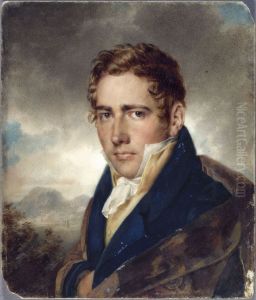 Portrait presume de l'architecte Auguste Constantin (1790-1842) by Alexandre-Evariste Fragonard