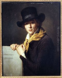 Portrait of Alexandre Lenoir (1761-1839), French archaeologist by Marie-Genevieve Bouliard