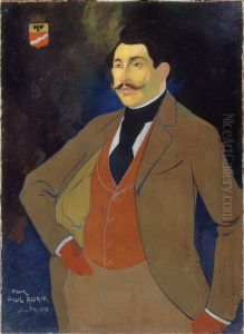 Portrait de Paul Adam (1862-1920), ecrivain by Georges de Feure