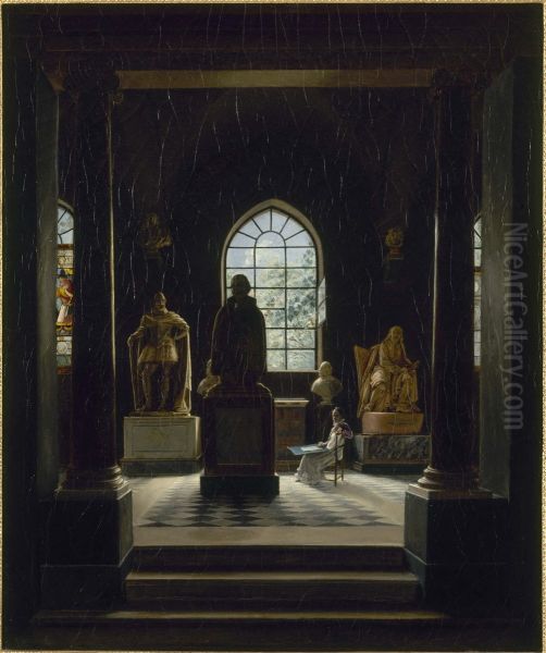 The 17th century hall at the Museum of French Monuments - view 1