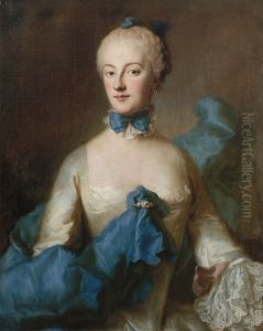 Portrait de Marie-Anne-Josephe de Baviere, margravine de Bade (1734-1776)