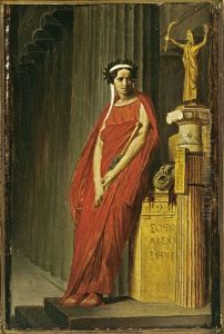 Rachel (1821-1858), en costume de tragedie by Jean-Leon Gerome