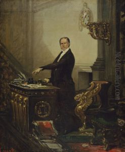 Portrait d'Andre Dupin (1783-1865), president de l'Assemblee legislative en 1850 by Joseph-Desire Court